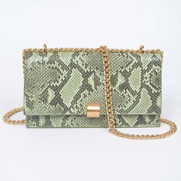 Snake Print Crossbody Bag - Rise and Redemption