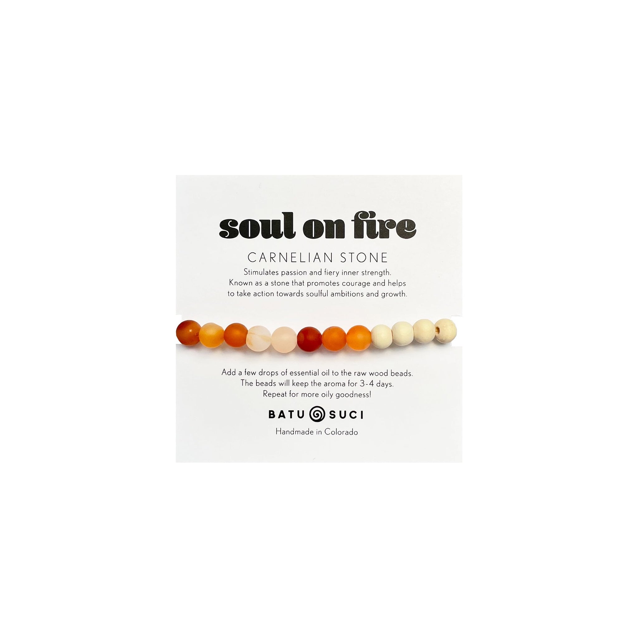 Soul on Fire Diffuser Bracelet - Rise and Redemption