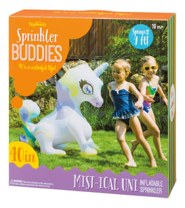 Sprinkler Buddies Mist-Ical Unicorn Inflatable Sprinkler - Rise and Redemption