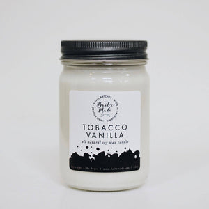 Tobacco Vanilla Candle, 12 oz - Rise and Redemption