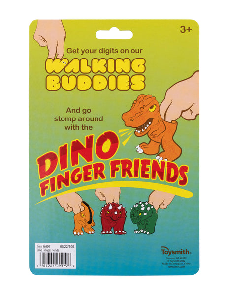 Walking Buddies, Dino Finger Friends-Finger Puppets - Rise and Redemption