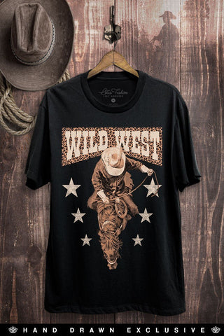 Wild West Cowboy Tee - Rise and Redemption
