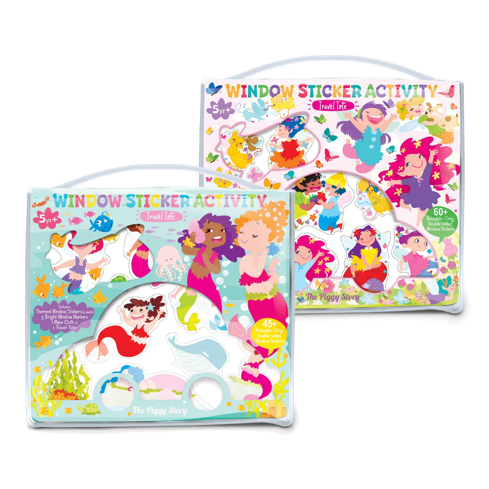 Window Sticker Tote Mermaids & Fairies Value Pack - Rise and Redemption